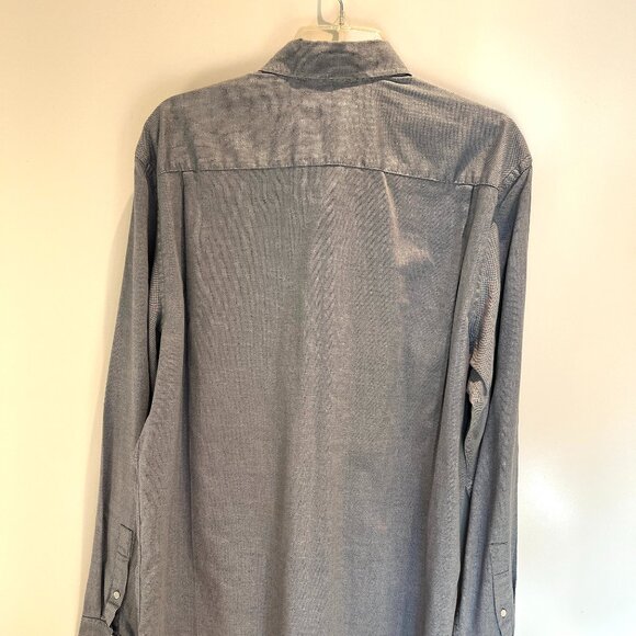 Banana Republic Relaxed Fit Long Sleeve Button Down Shirt Size L 100% Cotton - Picture 4 of 7